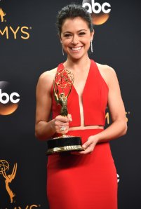 Tatiana Maslany at an event for The 68th Primetime Emmy Awards (2016)