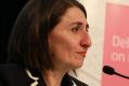 NSW Treasurer Gladys Berejiklian announces the half-yearly budget forecast on Tuesday.