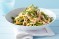 Asian greens with chicken and crispy noodle salad