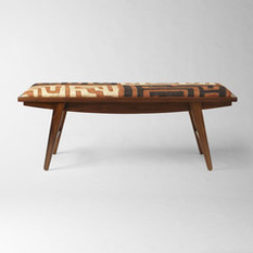 Kuba Crescent Bench - Patchwork - Upholstered Benches