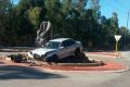 The Forrestfield crash scene.
