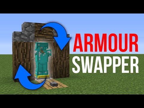 Minecraft 1.10: Redstone Tutorial - Armour Stand Swapper v2