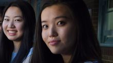 St George Girls High School HSC students (L to R) Jennifer How , Harpreet Kaur, Wendy Chau and Yuchen Ren. Kogragh, ...