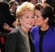 Debbie Reynolds and Carrie Fisher in 2011. 