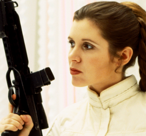 Leia isn't after a hero, because she already is one.