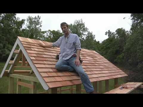 How to Install Cedar Shingle siding and Polycarbonate roof