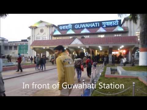 Train trip from Guwahati to Jorhat, Assam, India