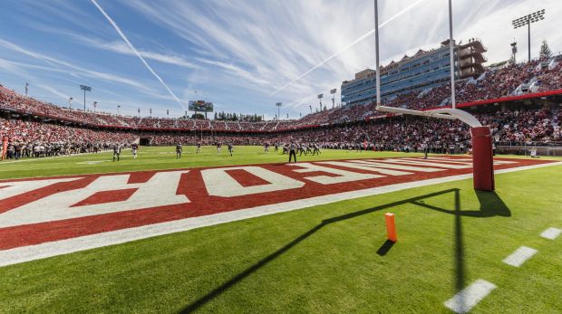 Shining arena: Stanford Stadium.