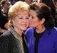 Debbie Reynolds and Carrie Fisher in 2011. 