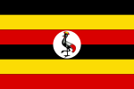 Fahne vu Uganda