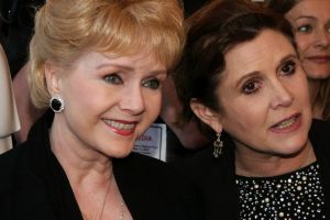 Carrie Fisher (left) and her mother Debbie Reynolds will be buried together at Forest Lawn cemetery in Hollywood Hills. 