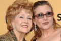 Debbie Reynolds and daughter Carrie Fisher.