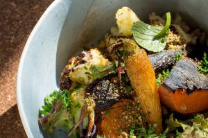 Clean eating is in: The veggie bowl. 