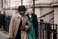 The film begins in the dreary streets of post-war suburbia. Seretse Khama, (David Oyelowo)  and Ruth Williams (Rosamund ...