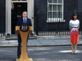 David Cameron makes his resignation speech outside No 10 Downing Street.