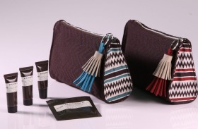 Etihad Airways bags, designed by Artisans at Sougha, take inspiration from traditional Emirati weaving.