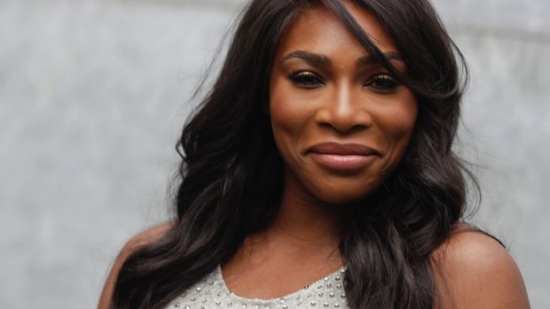 Engaged: tennis star Serena Williams.