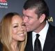 In happier times: Carey with ex-fiance, James Packer.