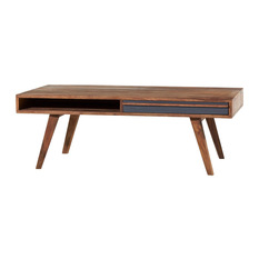 Tikamoon - Table basse en bois de palissandre 115x60 Niels - Table Basse