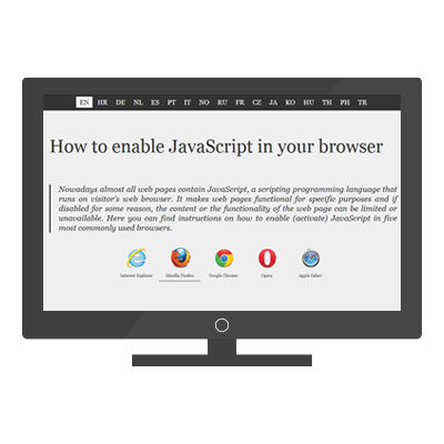 Enable Javascript