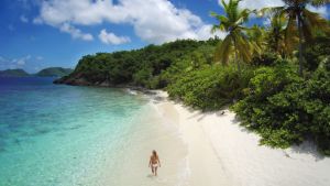 Denis Bay, St.John, in the US Virgin Islands.