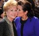 Debbie Reynolds and Carrie Fisher in 2011. 