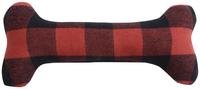 Waggo   Buffalo Plaid Bones - Red