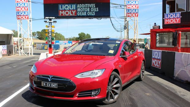 Powerhouse: the Tesla Model S P90D can reach 100km/h in a claimed 2.8 seconds.