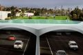 Joe Benke envisages a park over one of Melbourne's biggest patches of concrete and bitumen - the Tullamarine Freeway.