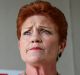 "I am not impressed with it all": One Nation leader Pauline Hanson.