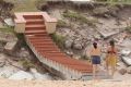 Stairway no longer reaches to heaven: Wamberal beachfront erosion after June's east coast low.