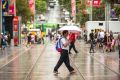 The weather bureau says there is a high chance of a thunderstorm and showers in Melbourne on Thursday.