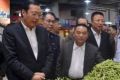 Panzhihua mayor Li Jianqin (third from left) tand colleagues including gunman Chen Zhongshu (second from right) at a ...