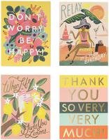 Rifle Paper Co.   Happy Card Assorted Set - 4