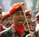 Indonesian special forces (Kopassus) soldiers.