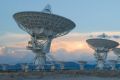 The Very Large Array radio telescope in New Mexico, which was used to detect the radio bursts.