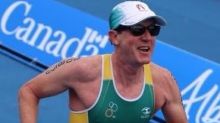 Herald journalist Garry Maddox competes at the world triathlon championships in Canada in 2014.