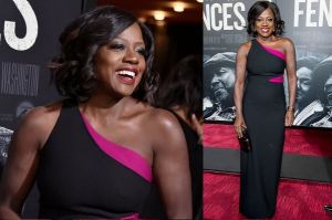 I'm always into occasional pops of magenta, which is exactly what we have here with Viola Davis in Cinq A Sept. There ...