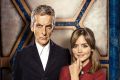 Peter Capaldi and Jenna Coleman star in Doctor Who.