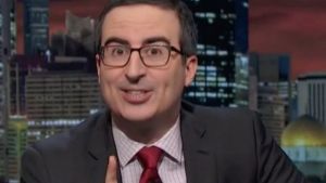 The excellent John Oliver, British comedian and host of the US Last Week Tonight Show, takes a satirical view of news, ...