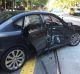 Car versus tram on Collins Street.