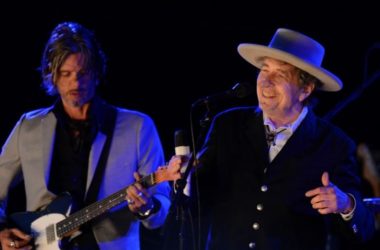 U.S. musician Bob Dylan performs on the second day of the Hop Farm Music Festival in Paddock Wood, Kent