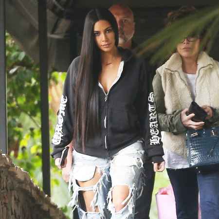 Beverly Hills, CA - Kim Kardashian steps out at Hotel Bel-Air for a meeting. The reality tv star goes casual sporty wearing ripped denim and a black hoodie paired with clear heels. 

AKM-GSI       January 4, 2017


To License These Photos, Please Contact :

Maria Buda
(917) 242-1505
mbuda@akmgsi.com
sales@akmgsi.com

Mark Satter
(317) 691-9592
msatter@akmgsi.com
sales@akmgsi.com
www.akmgsi.com