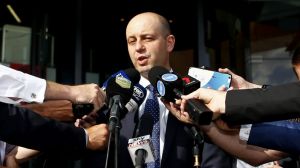 SYDNEY, AUSTRALIA - DECEMBER 20: NRL CEO Todd Greenberg during a press conference after the NRL General Meeting on ...