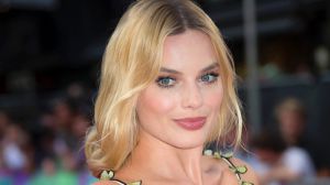 Margot Robbie on the red carpet in London.