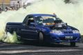 Friday morning burnout competition at Summernats.