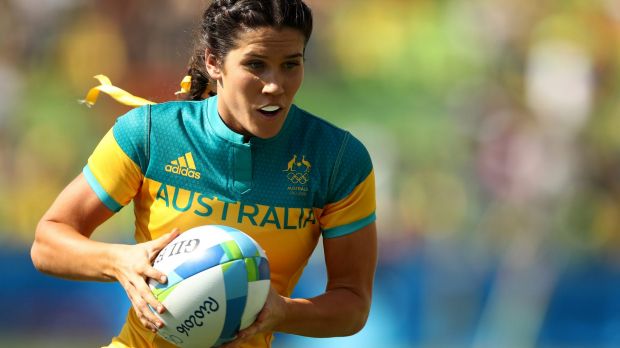 Class act: Sevens player Charlotte Caslick.