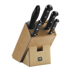 Zwilling J.A Henckels TWIN Gourmet 6pcs Knife Block Set - Knife Sets