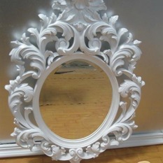 FRENCH WHITE FURNITURE - Past Works by http://www.facebook.com/SingaporeFurnitur - Mirrors