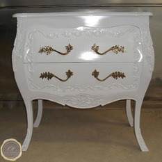 FRENCH WHITE FURNITURE - Past Works by http://www.facebook.com/SingaporeFurnitur - Chests of Drawers